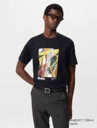 Футболка MoMA Art Icons UNIQLO с принтом 1159860749 (Черный XL)