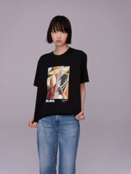 Футболка MoMA Art Icons UNIQLO с принтом 1159860749 (Черный XL)