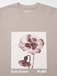 Футболка MoMA Art Icons UNIQLO с принтом 1159860752 (Бежевый XL)