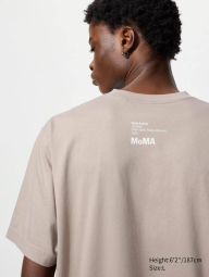 Футболка MoMA Art Icons UNIQLO с принтом 1159860752 (Бежевый XL)