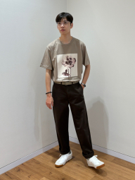 Футболка MoMA Art Icons UNIQLO с принтом 1159860752 (Бежевый XL)