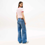 Женская футболка Tommy Hilfiger с логотипом 1159860876 (Розовый XL)