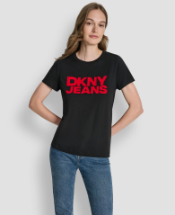 Футболка DKNY з логотипом 1159861251 (Чорний XS)