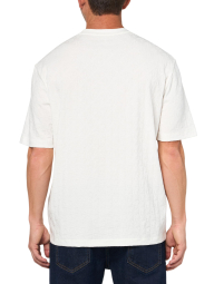 Футболка Armani Exchange с монограммой 1159861684 (Молочный XXL)