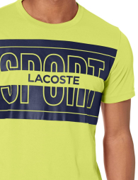 Мужская футболка Lacoste с принтом 1159861828 (Желтый 3XL)