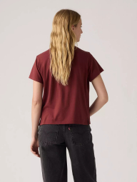 Женская футболка Levi's с принтом 1159861861 (Бордовый S)