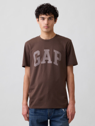 Чоловічі футболки GAP з логотипом 1159862100 (Коричневий M)