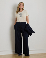 Жіноча футболка Ralph Lauren з вишивкою 1159862117 (Молочний M)