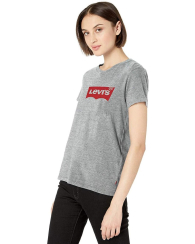 Жіноча футболка з логотипом Levi's 1159862131 (Сірий M)