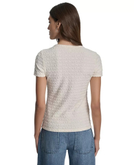 Футболка DKNY з логотипом 1159862262 (Молочний M)