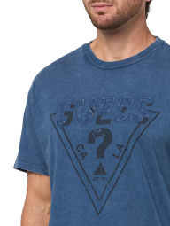 Чоловічі футболки Guess з логотипом 1159862359 (Синій S)