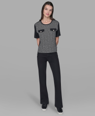 Жіноча футболка Karl Lagerfeld Paris 1159862452 (Чорний XL)