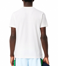 Жіноча футболка Lacoste з логотипом 1159862571 (Білий 4XL)