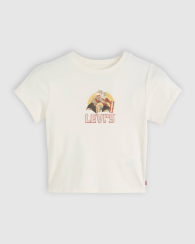 Женская футболка Levi's со стразами 1159862672 (Молочный M)
