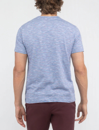 Футболка U.S. Polo Assn в полоску 1159863074 (Голубой M)