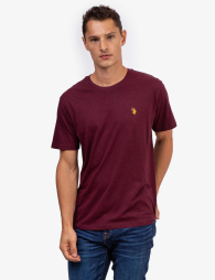 Футболка U.S. Polo Assn с логотипом 1159863107 (Бордовый M)