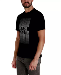 Мужская футболка Karl Lagerfeld Paris с принтом 1159863120 (Черный XL)