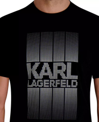 Мужская футболка Karl Lagerfeld Paris с принтом 1159863120 (Черный XL)