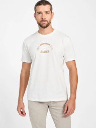 Мужская футболка Guess с принтом 1159863187 (Молочный L)