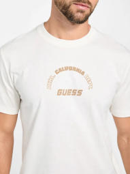 Мужская футболка Guess с принтом 1159863187 (Молочный L)