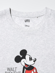 Футболка UNIQLO Disney's Mickey Mouse 1159863200 (Серый XXL)