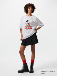 Футболка UNIQLO Disney's Mickey Mouse 1159863200 (Серый XXL)