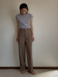 Однотонная футболка UNIQLO с короткими рукавами 1159863290 (Сиреневый M)
