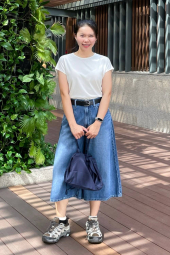 Однотонная футболка UNIQLO с короткими рукавами 1159863291 (Молочный M)