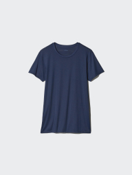 Футболка AIRism с круглым вырезом UNIQLO 1159863352 (Синий XXL)