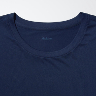 Футболка AIRism с круглым вырезом UNIQLO 1159863352 (Синий XXL)