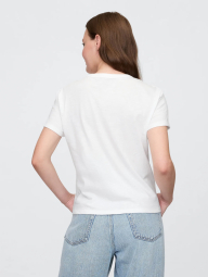 Жіноча базова футболка GAP 1159863755 (Білий XXL)