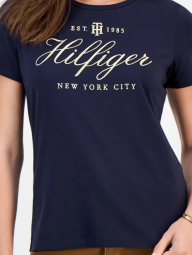 Футболка Tommy Hilfiger с логотипом 1159864079 (Синий M)