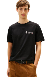 Мужская футболка Tommy Hilfiger с логотипом 1159864139 (Черный L)