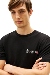 Мужская футболка Tommy Hilfiger с логотипом 1159864139 (Черный L)