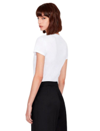 Женская футболка Armani Exchange с логотипом 1159864399 (Белый XXL)
