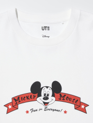 Футболка UNIQLO Disney's Mickey Mouse 1159864403 (Белый 3XL)