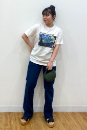 Футболка MoMA Art Vincent van Gogh UNIQLO с принтом 1159864468 (Белый M)