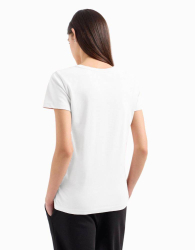 Женская футболка Armani Exchange с логотипом 1159864611 (Белый XL)