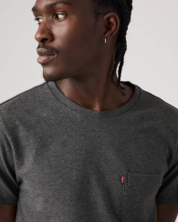 Футболка Levi's с карманом 1159864627 (Серый XL)