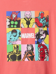 Мужская футболка GAP Marvel с принтом 1159864680 (Розовый L)