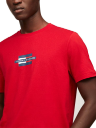 Чоловічі футболки Tommy Hilfiger з логотипом 1159864707 (Червоний S)