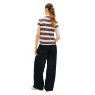 Женская футболка Tommy Hilfiger в полоску 1159864773 (Белый/Коричневый XS)