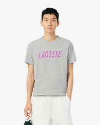 Мужская футболка Lacoste с логотипом 1159864830 (Серый 3XL)