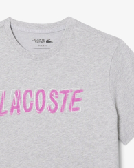 Мужская футболка Lacoste с логотипом 1159864830 (Серый 3XL)