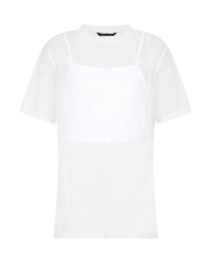 Полупрозрачная женская футболка Armani Exchange 1159864986 (Белый M)