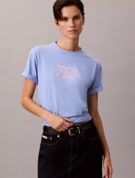 Женская футболка Calvin Klein 1159865320 (Голубой M)