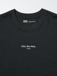 Футболка Elliott Erwitt UT Graphic UNIQLO с принтом 1159865341 (Черный M)