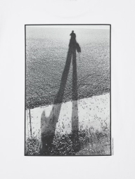 Футболка Elliott Erwitt UT Graphic UNIQLO с принтом 1159865373 (Белый M)