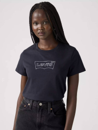 Жіноча футболка з логотипом Levi's зі страз 1159865464 (Синій S)