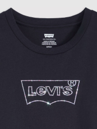 Жіноча футболка з логотипом Levi's зі страз 1159865464 (Синій S)
